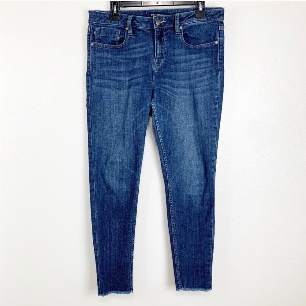 Vigoss Marley Super Skinny Mid Rise Denim Jeans
